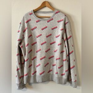 Costco Wholesale Men’s XL Logo Print Pullover Sweatshirt Gray